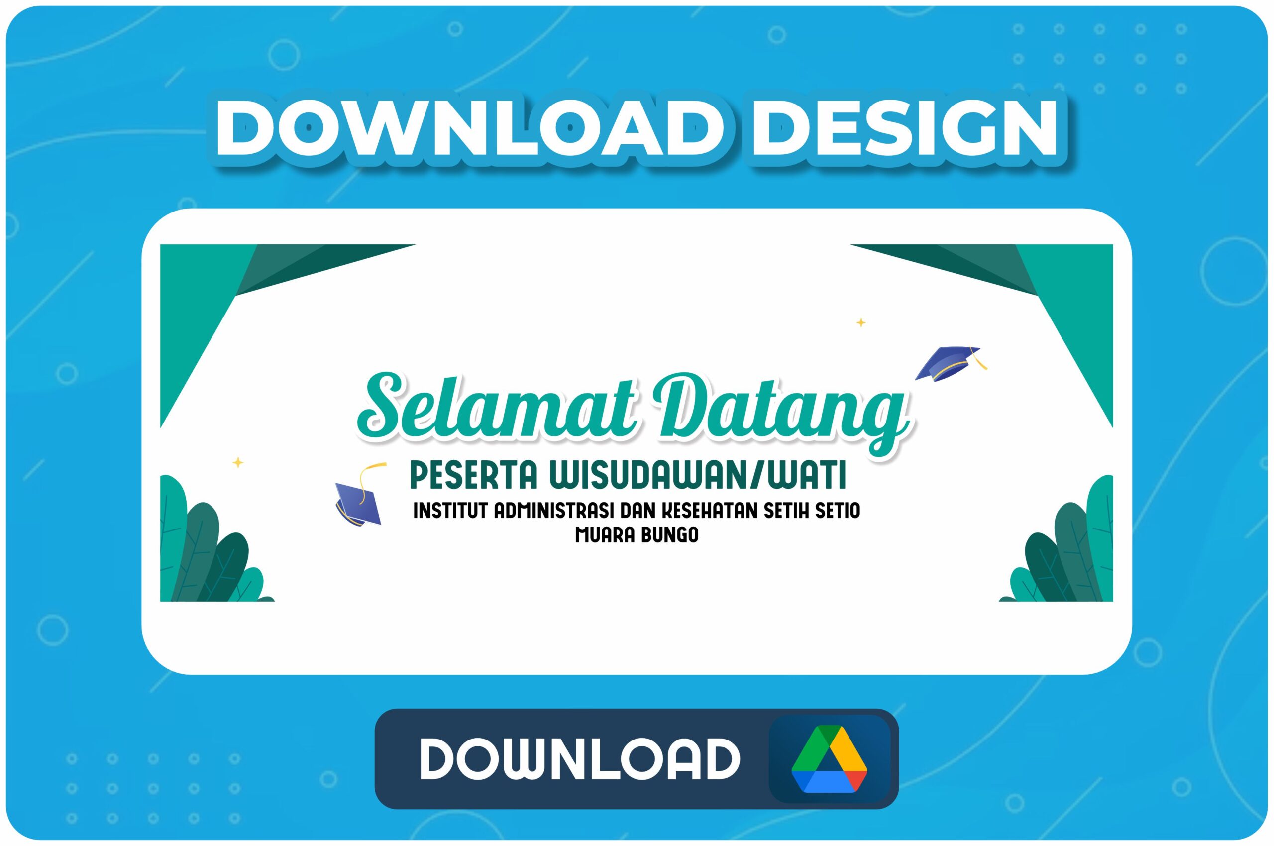 DESIGN SPANDUK WISUDA